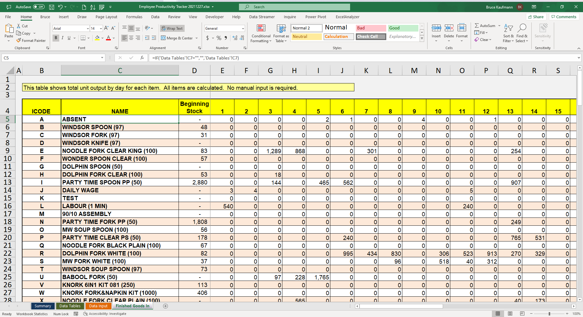 weekly task report template excel